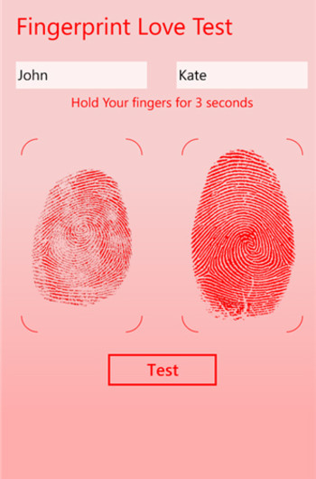  Fingerprint Love Test 