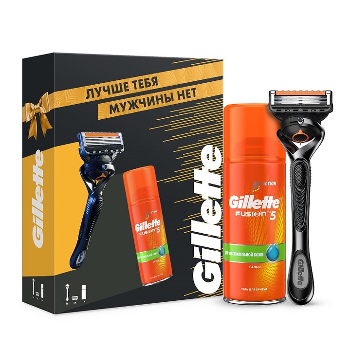 Бритва Gillette ProGlide с 1 сменной кассетой + Гель для бритья Gillette Fusion для чувствительной кожи, 75 мл.Бритва Gillette ProGlide с 1 сменной кассетой + Гель для бритья Gillette Fusion для чувствительной кожи, 75 мл. Бритва Gillette ProGlide с 1 сменной кассетой + Гель для бритья Gillette Fusion для чувствительной кожи, 75 мл.Бритва Gillette ProGlide с 1 сменной кассетой + Гель для бритья Gillette Fusion для чувствительной кожи, 75 мл.