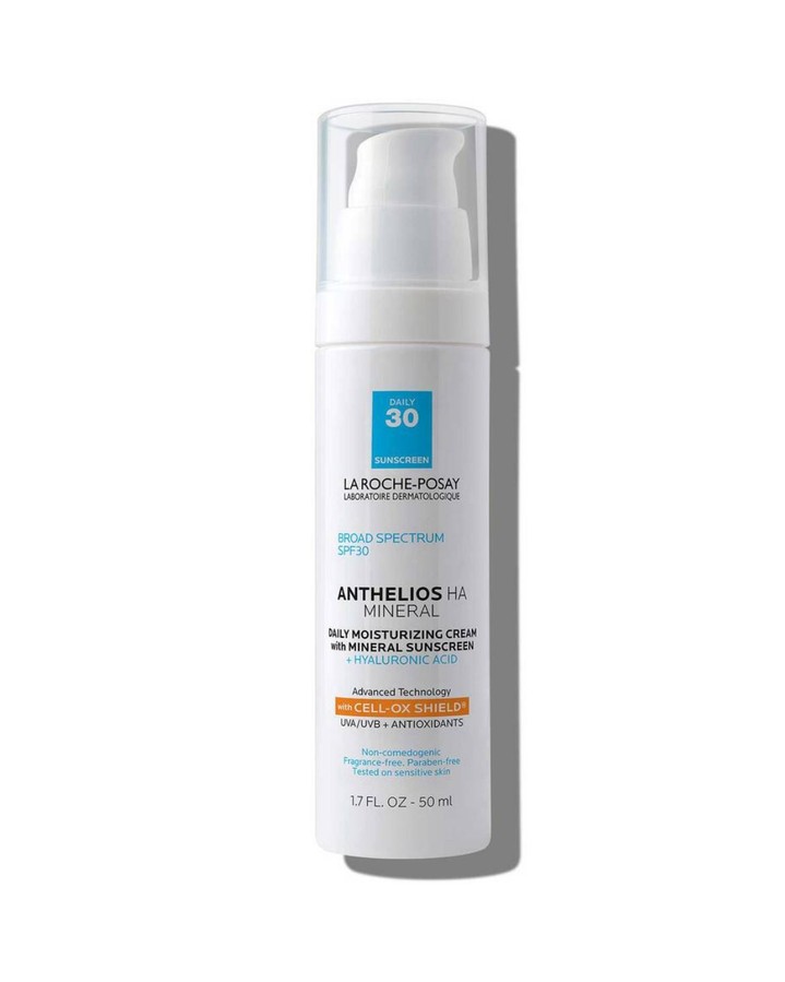 La Roche-Posay Anthelios Mineral SPF Moisturizer, $35, laroche-posay.com 