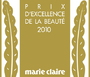 Marie Claire     Prix Dexcellence De La Beaute 2010 