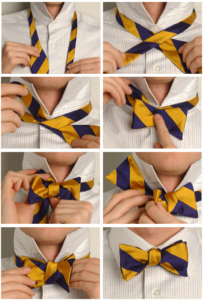 Как завязать галстук бабочка