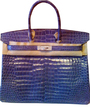     - Blue Diamond Porosous Crocodile Birkin bag
