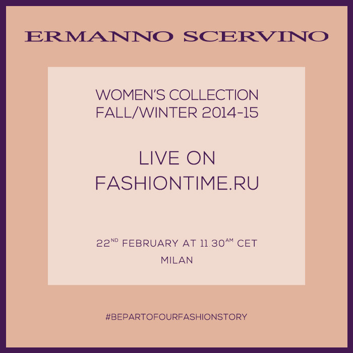 Прямая трансляция показа Ermanno Scervino на FashionTime.ru