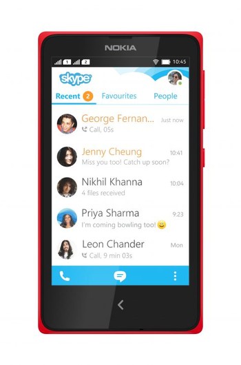 Приложение Skype Приложение Skype