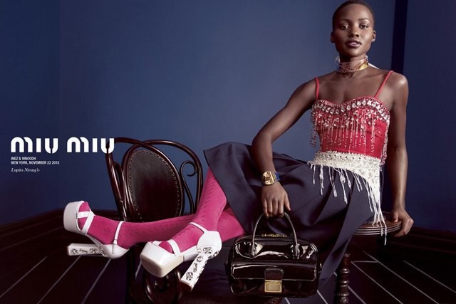 Лупита Нионго для Miu Miu Лупита Нионго для Miu Miu