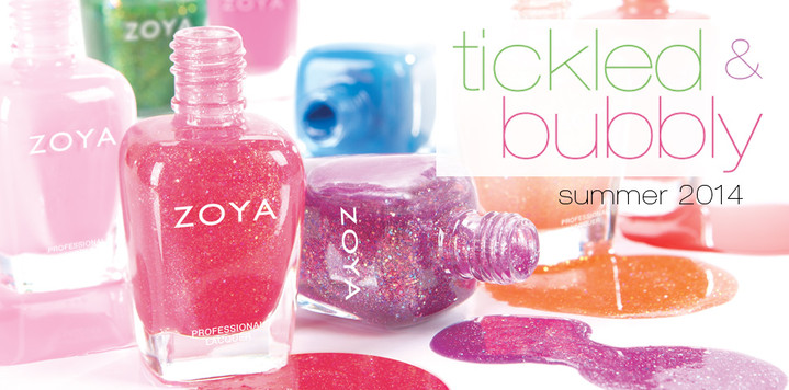 Лаки Zoya Tickled & Bubbly Summer 2014 Лаки Zoya Tickled & Bubbly Summer 2014