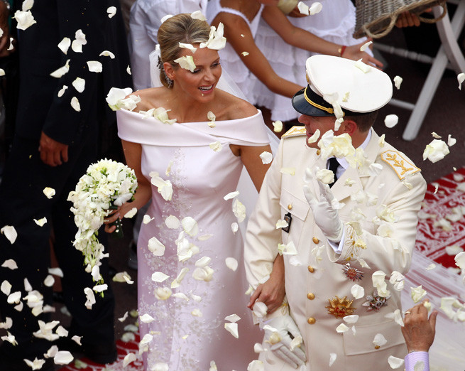 Свадьба принцессы Шарлин и принца Альберта II