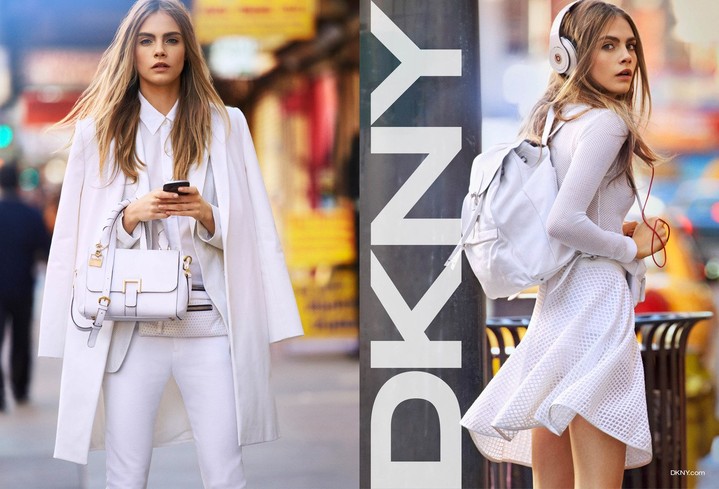 Кара Делевинь в рекламе DKNY Кара Делевинь в рекламе DKNY