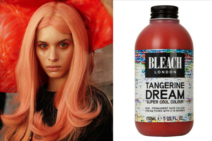 Краска для волос, Tangerine Dream от Bleach London