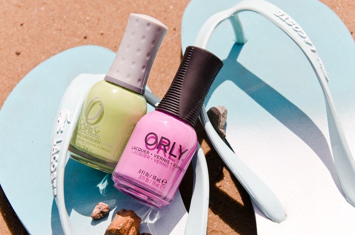 Лаки для ногтей Green Apple и Pink Waterfall, Orly Лаки для ногтей Green Apple и Pink Waterfall, Orly