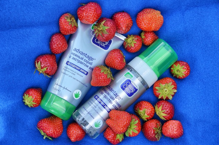 Скраб и пенка Clean & Clear Скраб и пенка Clean & Clear