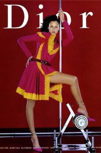 Наталья Семанова в рекламе Dior