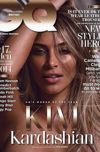 Обнаженная Ким Кардашьян на обложке GQ Обнаженная Ким Кардашьян на обложке GQ
