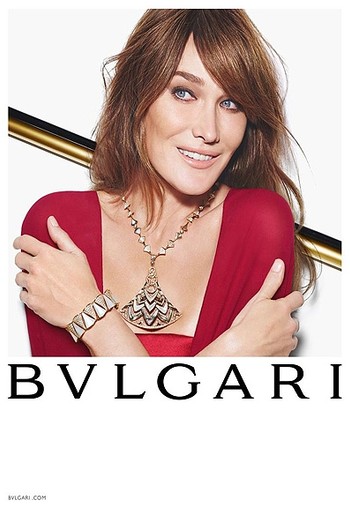 Карла Бруни стала лицом Bvlgari Карла Бруни стала лицом Bvlgari