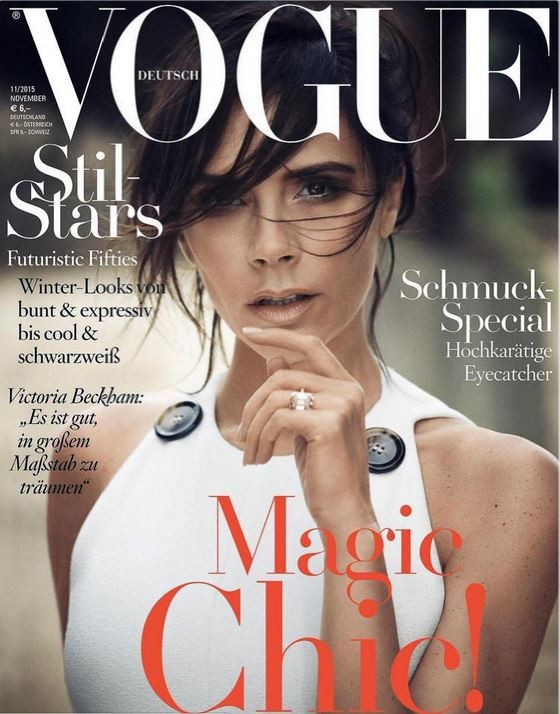 Виктория Бекхэм вновь появилась на обложке Vogue Виктория Бекхэм вновь появилась на обложке Vogue