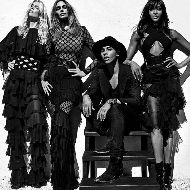 Супермодели 90-ых вернулись в новой коллекции Balmain Супермодели 90-ых вернулись в новой коллекции Balmain