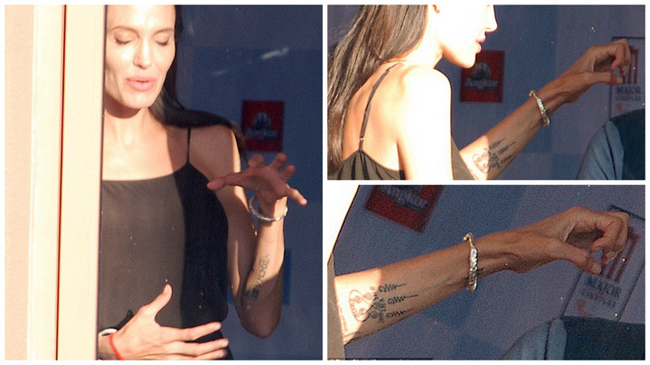Анджелина Джоли сделала 3 новых татуировки