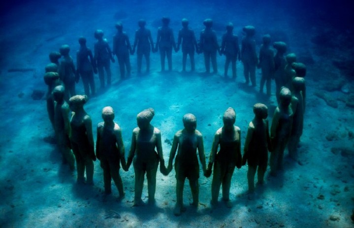 Подводный музей, остров Лансароте