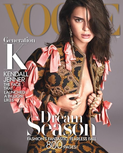 Кендалл Дженнер впервые появилась на обложке Vogue Кендалл Дженнер впервые появилась на обложке Vogue