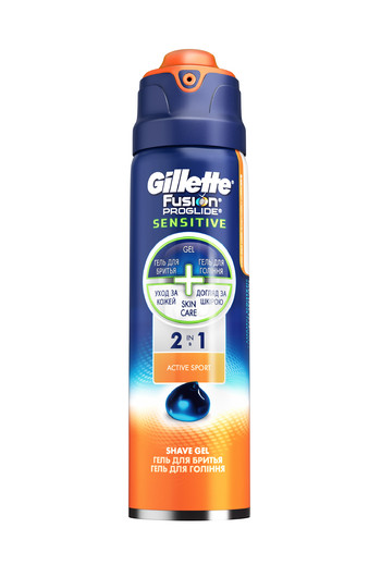 бритва и гель для бритья Gillette