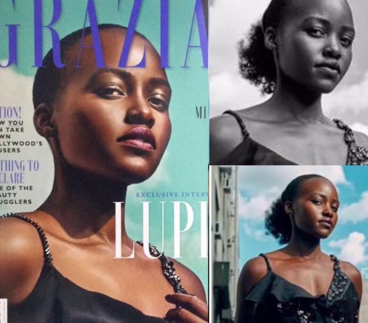 Волосы Лупиты Нионго для Grazia UK Волосы Лупиты Нионго для Grazia UK
