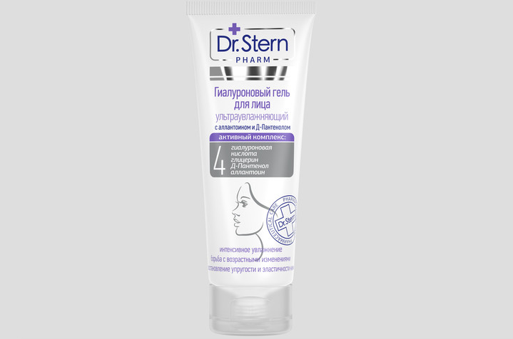 Dr.Stern выпустили ультраувлажняющий гиалуроновый гель для лица Dr.Stern выпустили ультраувлажняющий гиалуроновый гель для лица
