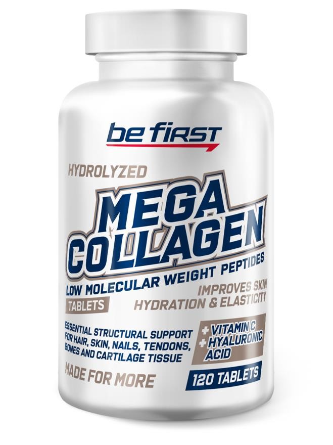 Mega Collagen + hyaluronic acid + vitamin C (коллаген с витамином C и гиалуроновой кислотой), 690 р. 