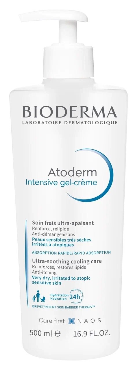 Интенсивный противозудный ультра-освежающий уход Atoderm Гель-крем Интенсив Интенсивный противозудный ультра-освежающий уход Atoderm Гель-крем Интенсив