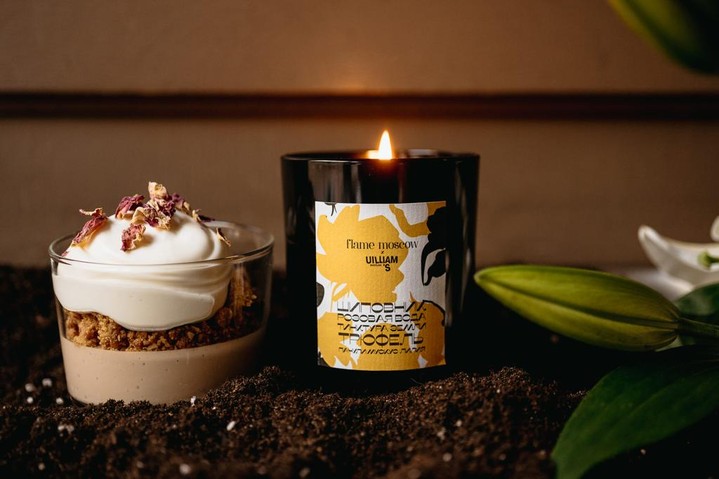 Парфюмированный десерт от Uilliam's и Flame Moscow Парфюмированный десерт от Uilliam's и Flame Moscow