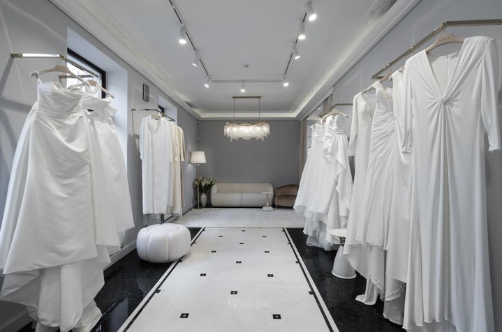 Юлия Снигирь на открытии нового флагманского бутика Blanche Bridal в Москве Юлия Снигирь на открытии нового флагманского бутика Blanche Bridal в Москве