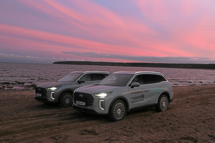 Новый флагман CHERY TIGGO 9 отправился на поиски северного сияния Новый флагман CHERY TIGGO 9 отправился на поиски северного сияния
