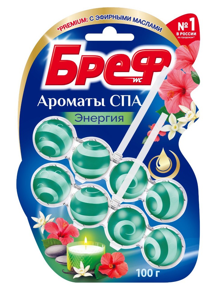Премиум-линейка Бреф Ароматы Спа: туалетные блоки с ароматами, дарящими спокойствие Премиум-линейка Бреф Ароматы Спа: туалетные блоки с ароматами, дарящими спокойствие