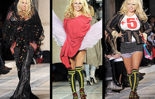 Памела Андерсон на показе Vivienne Westwood