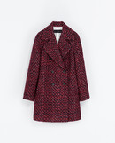 Двубортное пальто Zara, 5 999 руб.