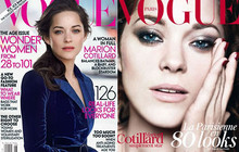 Битва обложек: Марион Котийяр сразу в двух номерах Vogue