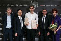 Евгений Аринин cтал победителем конкурса Lexus Design Award Russia Тор Choice