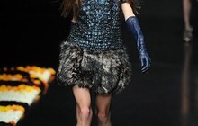 Наоми Кэмпбелл закрыла показ Roberto Cavalli на Неделе моды в Милане