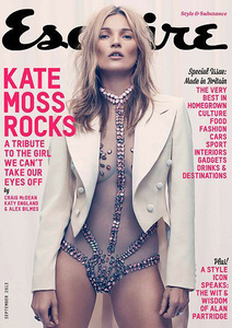 Кейт Мосс для нового номера Esquire