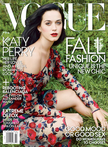 Кэти Перри впервые появилась на обложке Vogue Фото