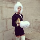 Лена Перминова на Неделе Высокой моды в Париже