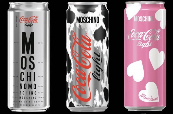 Moschino разработали дизайн для Coca-Сola