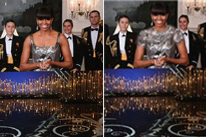 Платье Мишель Обамы на "Оскаре" назвали нецеломудренным Фото