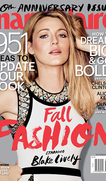 Блейк Лайвли на обложке юбилейного номера Marie Claire