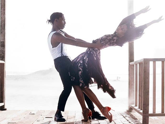 Шанель Иман и Асап Рокки станцевали для Vogue