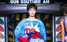 Дорожные работы в новой коллекции Moschino весна-лето 2016